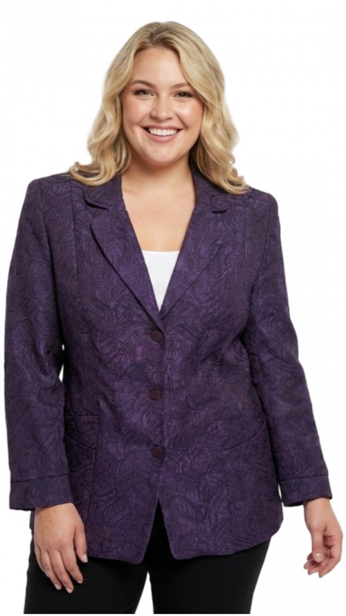 Pamela blézer lila csillogós